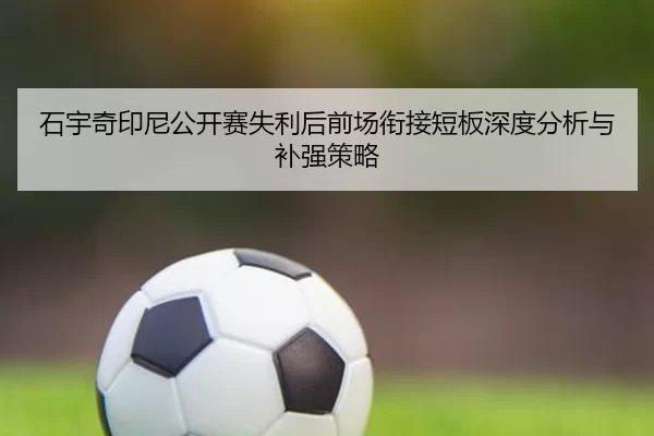 石宇奇印尼公开赛失利后前场衔接短板深度分析与补强策略